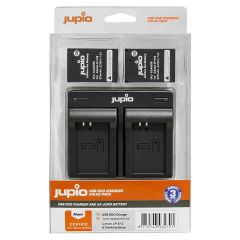 Jupio Canon 2x  LP-E12 Battery + USB Dual Charger