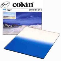Cokin P667 Graduated Fluorescent Blue 2 Resin Filter
