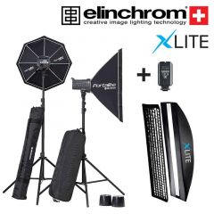 Elinchrom D-Lite RX4 Set With Xlite 30x120cm Strip