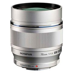 Olympus M.Zuiko Digital ED 75mm f/1.8 Lens - Silver