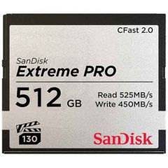 SanDisk Extreme PRO 512GB CFast 2.0 525mb/s SDCFSP-512G Memory Card
