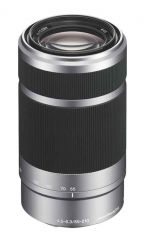 Sony E 55-210mm f/4.5-6.3 OSS E-mount Lens - Silver