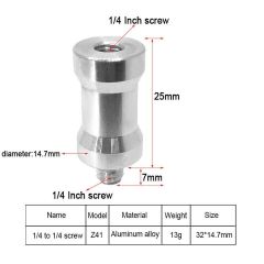 Adapter Screw 1/4 Inch Female to 1/4 Inch Male Adapter Z41