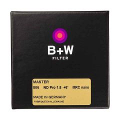 B+W 37mm MRC Nano 806 Master 1.8 Neutral Density Filter