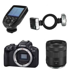 Canon EOS R50 Camera + RF 85mm f/2 + Godox MF12-2 + XProIIC Dentist Kit