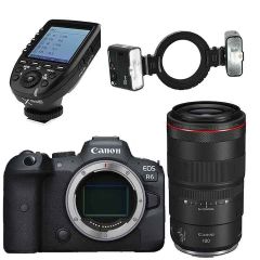 Canon EOS R6 Camera + RF 100mm f/2.8L + Godox MF12-2 + XProIIC Dentist Kit