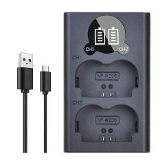 Compatible Fujifilm NP-W235 LED USB Dual Charger