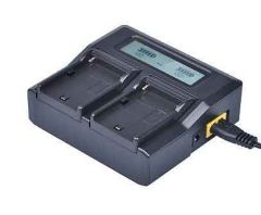 Dual Channel LCD Battery Charger for Panasonic DMW-BLG10 Batteries
