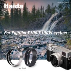 Haida X100 Lens Hood for FujiFilm X100 Series Digital Cameras - Black
HD4786B