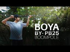 Boya BY-PB25 Carbon Fibre Boom Pole with Internal XLR Cable