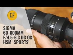 Sigma 60-600mm f/4.5-6.3 DG OS HSM Sport Lens for Nikon SPOT DEAL