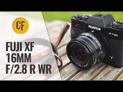 Fujifilm XF 16mm f/2.8 R WR Lens - Black