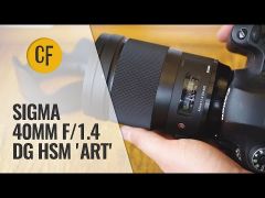 Sigma 40mm F/1.4 DG HSM Art Lens for Nikon