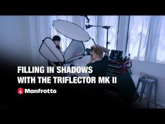 Manfrotto Triflector MKII Frame + White/Silver Panels. Stand not included.