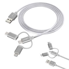 Joby Charge and Sync Cable 3-in-1 1.2m Space Grey