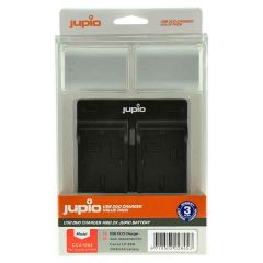 Jupio Canon LP-E6N Ultra Batteries x 2 + Dual USB Charger
