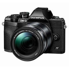 Olympus OM-D E-M10 Mark IV Camera + ED 14-150mm f/4.0-5.6 II Lens Kit - Black