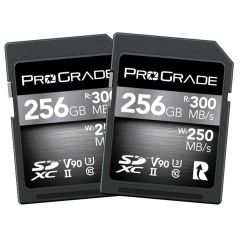 ProGrade Digital 256GB SDXC UHS-II V90 300R Memory Card Twin Pack