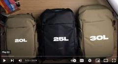 Shimoda Urban Backpack Size Comparison. 