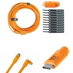 Tether Tools Tetherboost Pro USB-C to Right Angle USB-C Cable 9.4m Kit