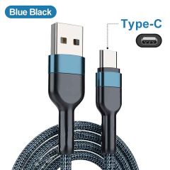 USB-A to USB-C Cable 1m - Blue