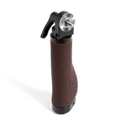Wooden Camera - Rosette Handle (Brown Leather)
