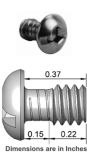 Wimberley SW-105 Screw for P-5 Camera Body Plate