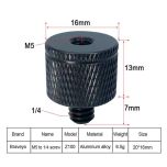 Adapter Screw 1/4 inch to M5