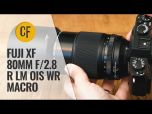 Fujifilm XF 80mm f/2.8 R LM OIS WR Macro Lens