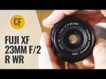 Fujifilm XF 23mm F/2 R WR Lens - Black
