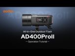 Godox AD400Pro II TTL Flash With Lithium Ion Battery