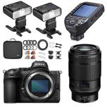 Nikon Z5 + Nikon Z 105mm f/2.8 Macro Lens + Godox MF12-K2 + XProIIN - Dentist Kit