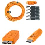 Tether Tools Tetherboost Pro USB-C to USB-3.0 Straight Micro B Cable 9.4m Kit