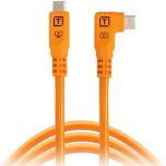 Tether Tools TetherPro Optima 10G USB-C 1.8m Straight To Right - Orange - CUC06RTG2-ORG