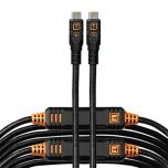 Tether Tools TetherPro Optima 10G USB-C 9-4m Straight To Straight - Black - CUC31G2-BLK