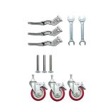 Xlite Square Stand Leg Wheel Set With Brakes