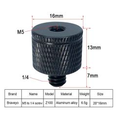 Adapter Screw 1/4 inch to M5