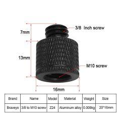 Adapter Screw 3/8th to M10