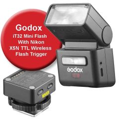 Godox iT32 iFlash Camera Flash + X5F For Fujifilm