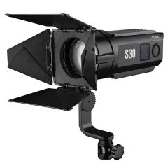 Godox S30 Focusing LED Light With Barndoor