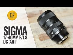 Sigma 17-40mm f/1.8 DC Art Lens for Sony