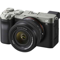 Sony A7C Camera + 28-60mm Lens Kit - Silver