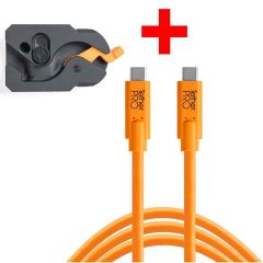 Tether Tools Tetherguard Leverlock Plate + USB-C 4.6m Orange Kit
LLPC15-ORG