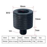 Adapter Screw 1/4 inch to M10