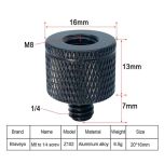 Adapter Screw 1/4 inch to M8