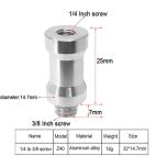Adapter Screw 3/8 Inch Male to 1/4 Inch Female Adapter Z40