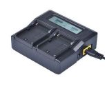 Dual Channel LCD Battery Charger for Panasonic DMW-BLC12E