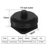 Hot Shoe Adapter to 15mm 1/4 inch Male Screw