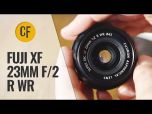 Fujifilm XF 23mm F/2 R WR Lens - Black  