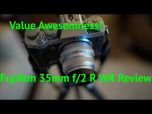 Fujifilm XF 35mm F/2 R WR Lens - Silver 